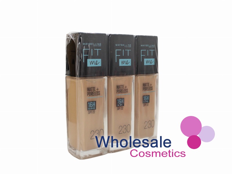 6 x Maybelline Matte And Poreless Foundation - 230